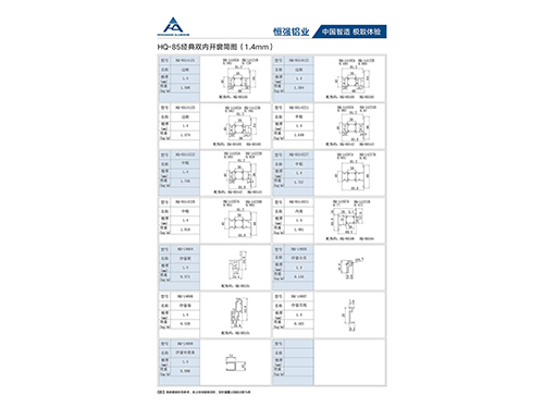 HQ-85經(jīng)典雙內(nèi)開窗