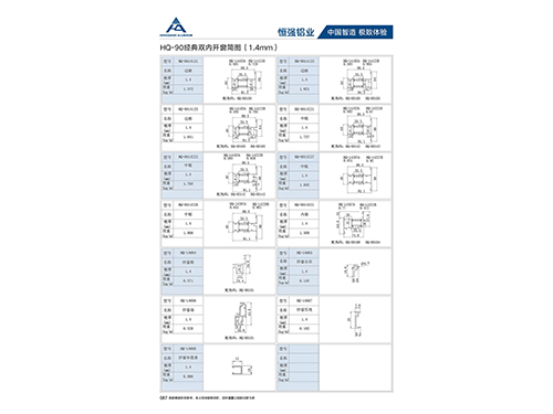HQ-90經(jīng)典雙內(nèi)開窗