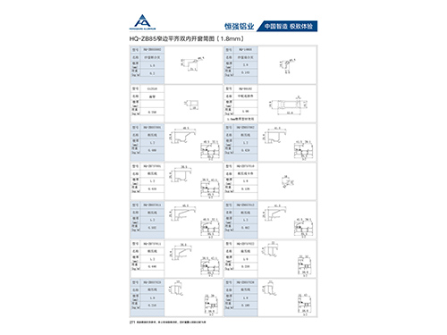 窄邊85平齊雙內(nèi)開(kāi)窗